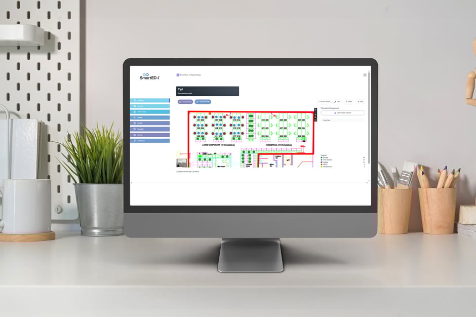 SmartED-i software shown on a computer
