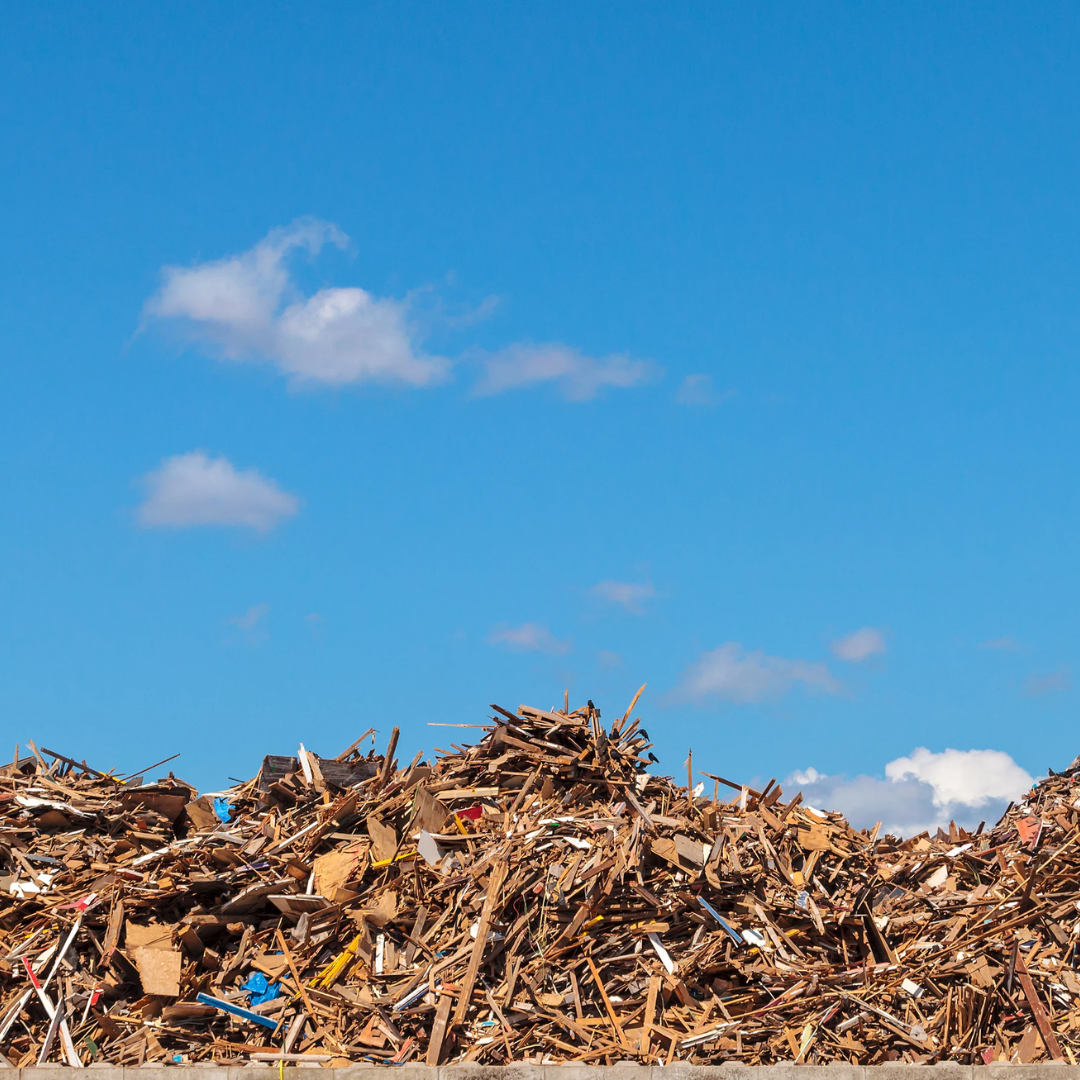 Adobe stock image of construction waste materials